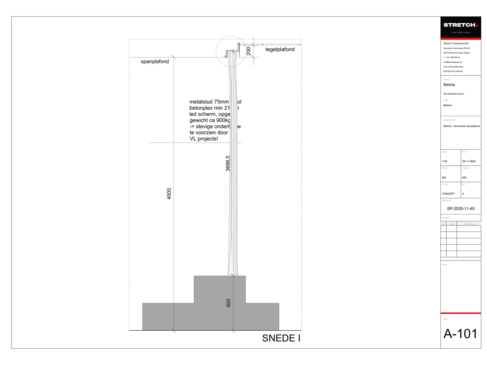 Svífandi listaloft — technical drawing